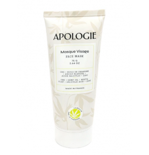 Apologie Masque Visage Purifiant au CBD 75G