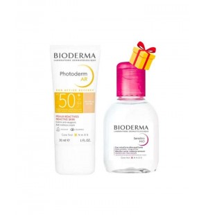 BIODERMA PACK PHOTODERM AR SPF 50+ 30 ML + EAU MICELLAIRE 100ML OFFERT