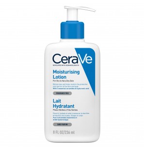 CeraVe Lait Hydratant Léger Peau Sèche à Très Sèche | 236ml