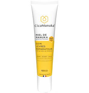 CICAMANUKA SOIN LEVRES REPARATEUR 10% DE MIEL DE MANUKA IAA 15+ 15ML
