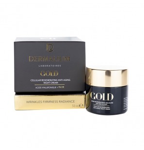 DERMALIUM GOLD Anti-âge Nuit crème régénératrice cellulaire | 50 ml