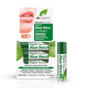 DR ORGANIC ALOE VERA baume à lèvres 5.7 ml