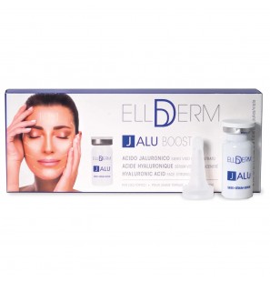 ELLDERM JALU BOOST 100% Acide hyaluronique sérum visage concentré | 5 ampoules