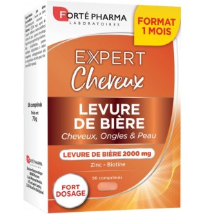FORTE PHARMA Expert Cheveux levure de bière 2000 mg | 56 comprimés