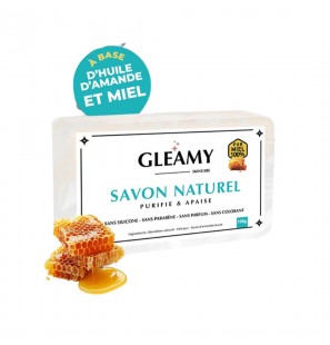 GLEAMY Savon Naturel Purifie & Apaise | 100g