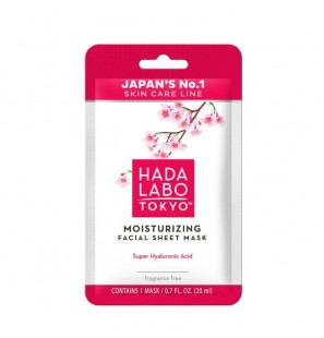 HADA LABO TOKYO JAPAN'S N°1 SKIN CARE LINE MASQUE TISSUS HYDRATANT INTENSIF SUPER HYALURONIC ACID 20ML