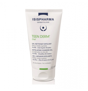 ISISPHARMA TEEN DERM gel nettoyant exfoliant | 150 ml