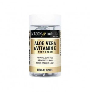 MASON NATURAL ALOE VERA VITAMINE E B60 CAPSULES