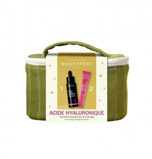 NOVXPERT COFFRET Sérum Booster à l'Acide Hyaluronique 30ml + Lip 'Up Soin Volumateur de Lèvres 8ml