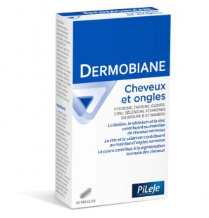 PILEJE Dermobiane Cheveux & Ongles | 40 gélules